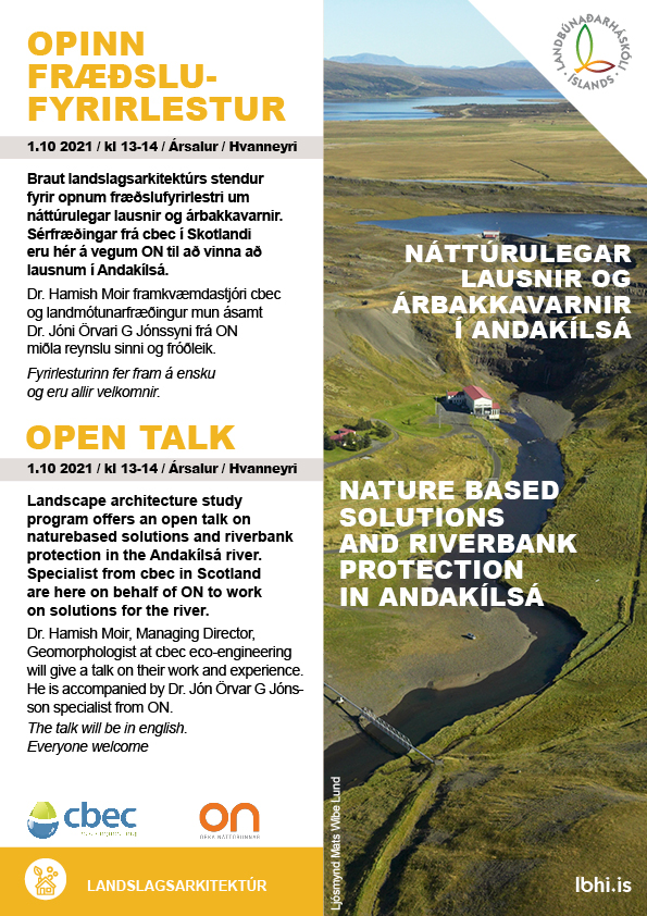 Opinn fræðslufundur á Hvanneyri 1.10. 2021