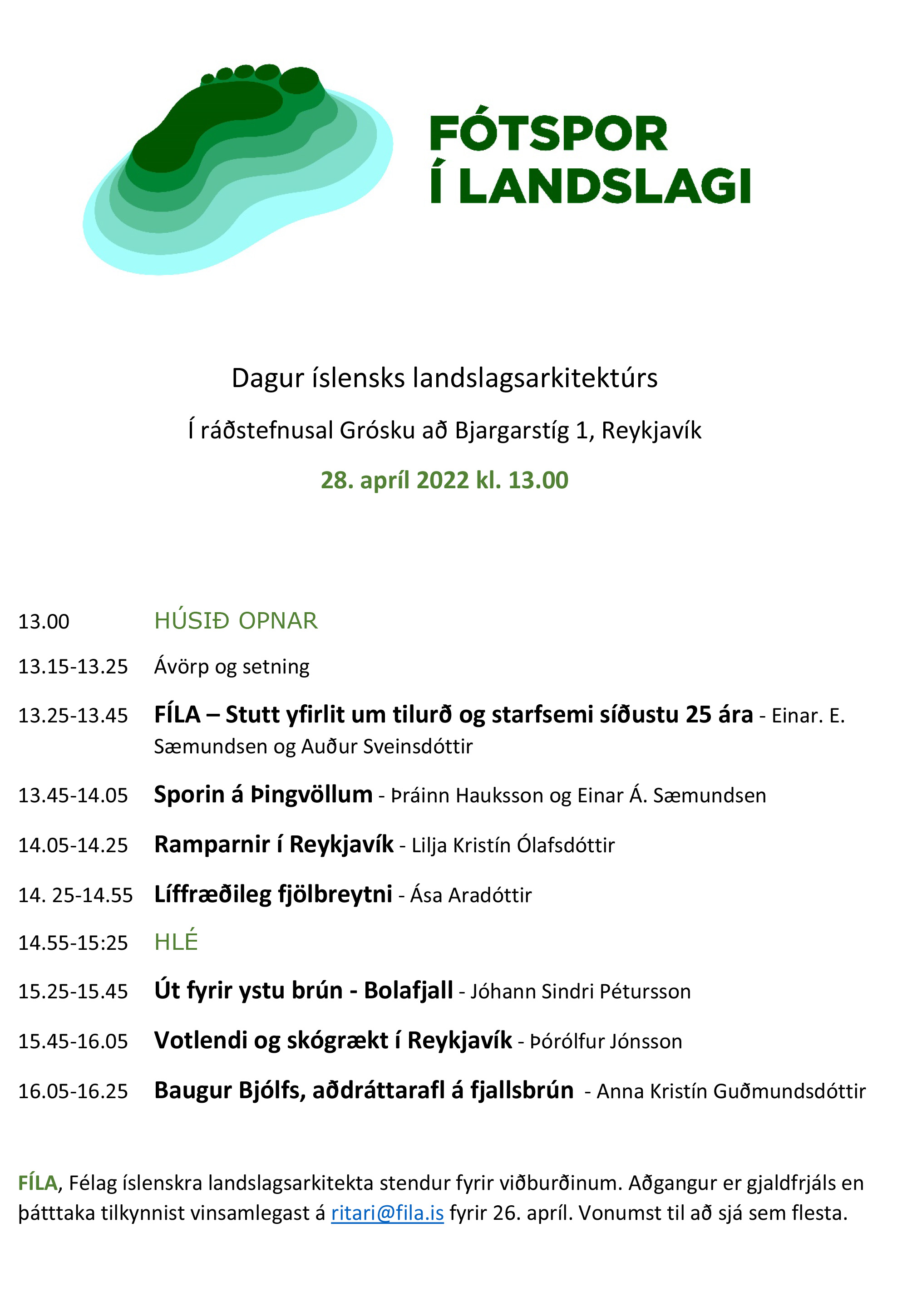 Fótspor í landslagi